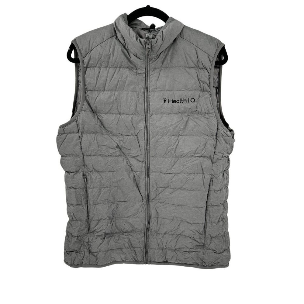 Uniqlo Ultra Light Down Packable Puffer Vest Gray Sleeveless Size Large